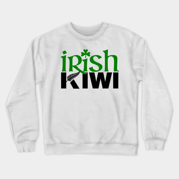 Irish Kiwi (for light backgrounds) Crewneck Sweatshirt by honeythief